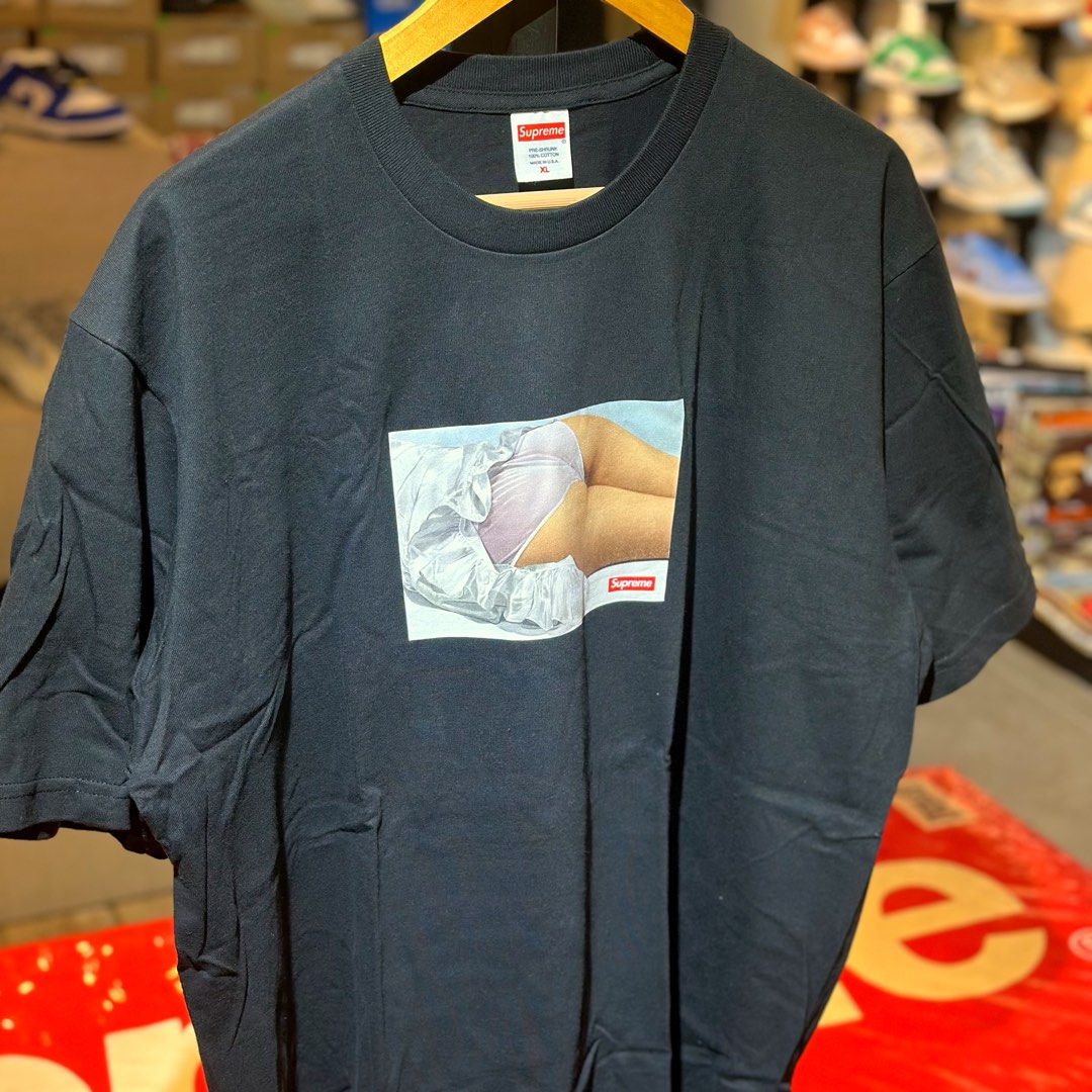 Supreme Maude Tee Black (Category: Tshirts & Polo Shirts ) located in Quezon City. Submitted by inside_plug (Listing ID 1464646397, Image 2). Description: For Sale Supreme Maude Tee Black - XL Brandnew Dm us to purchase.