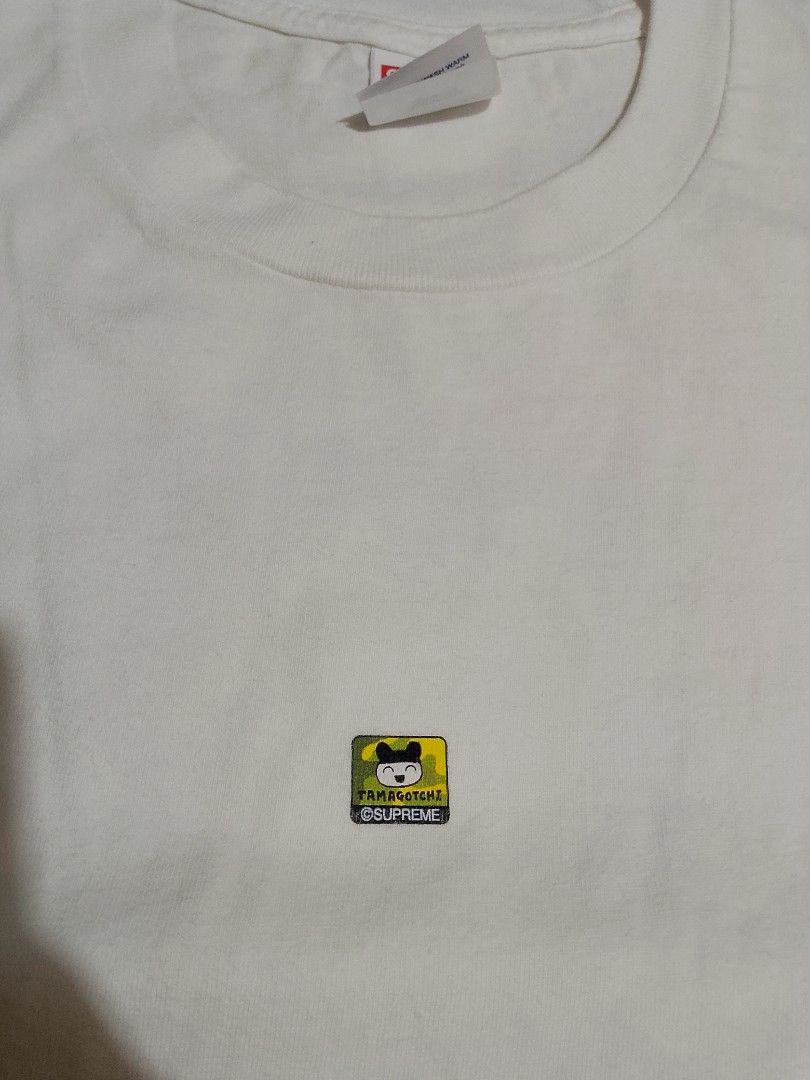 Supreme tamagotchi tshirt (Category: Activewear) located in Manila. Submitted by modern-market (Listing ID 1464576120, Image 2). Description: supreme Tamagotchi tshirt size:xl on tag W:24 L:30 as new condition no issue.