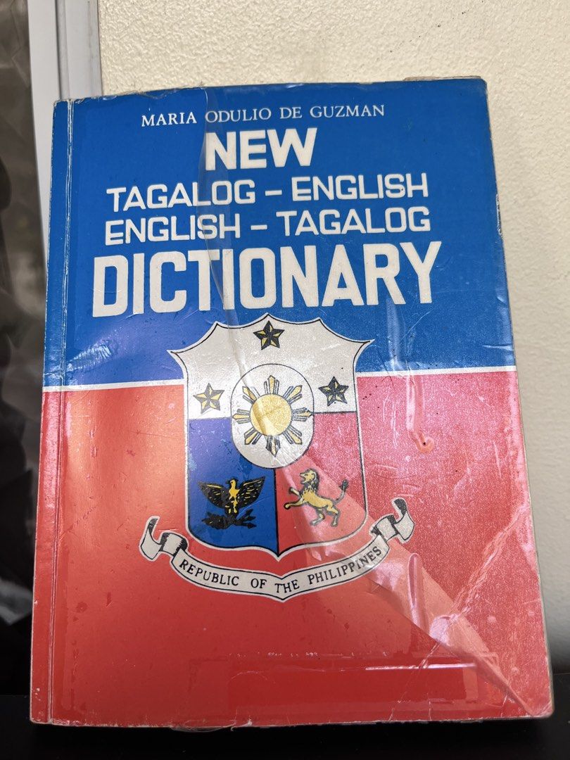 Tagalog english Dictionary (Category: Textbooks) located in Taguig. Submitted by collectionsbykhrisna (Listing ID 1464664765, Image 1). Description: .