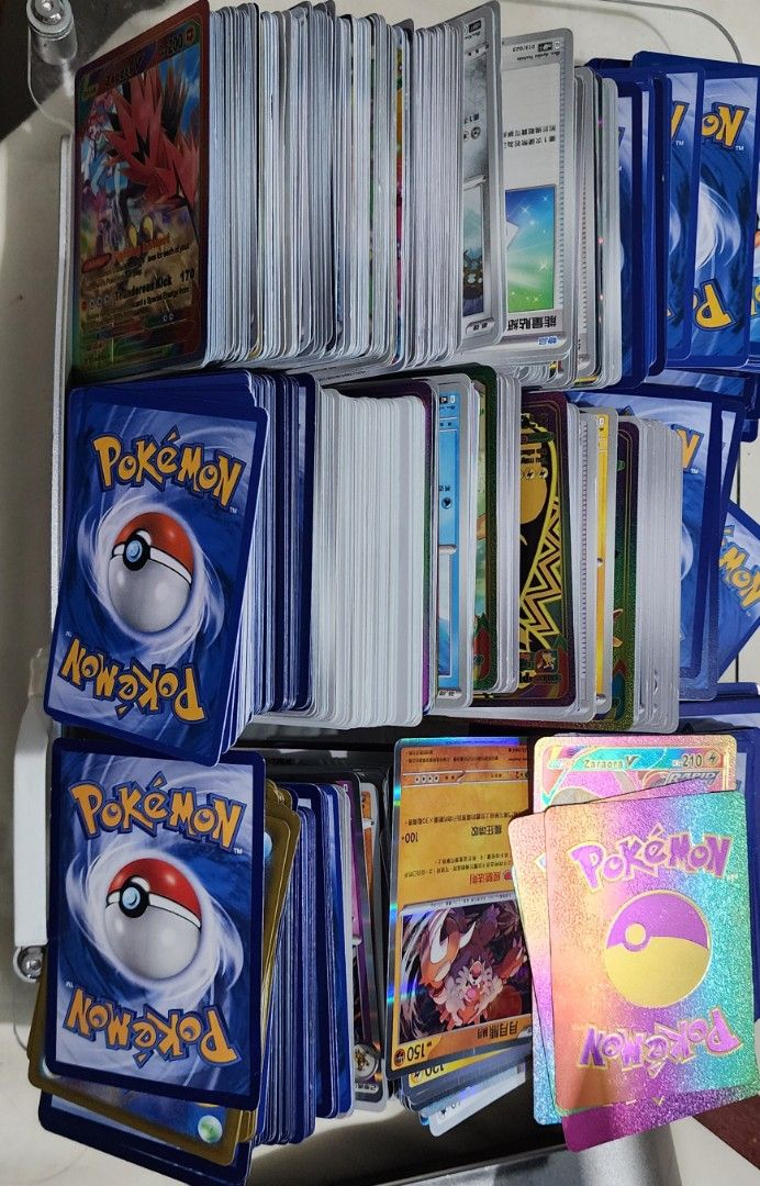 840 pcs Take all Pokemon card from HK box (Category: Card Boxes & Cases) located in Baguio. Submitted by coffeesilvershadow_28 (Listing ID 1464732690, Image 2). Description: - From HK box - Like new condition pa. Walang box lang po - Not sure if legit - Buy as is - Price:2,500 LP - I can send Video po if u want - Baguio dropping - Jnt shipping only- Payment first before shipping.