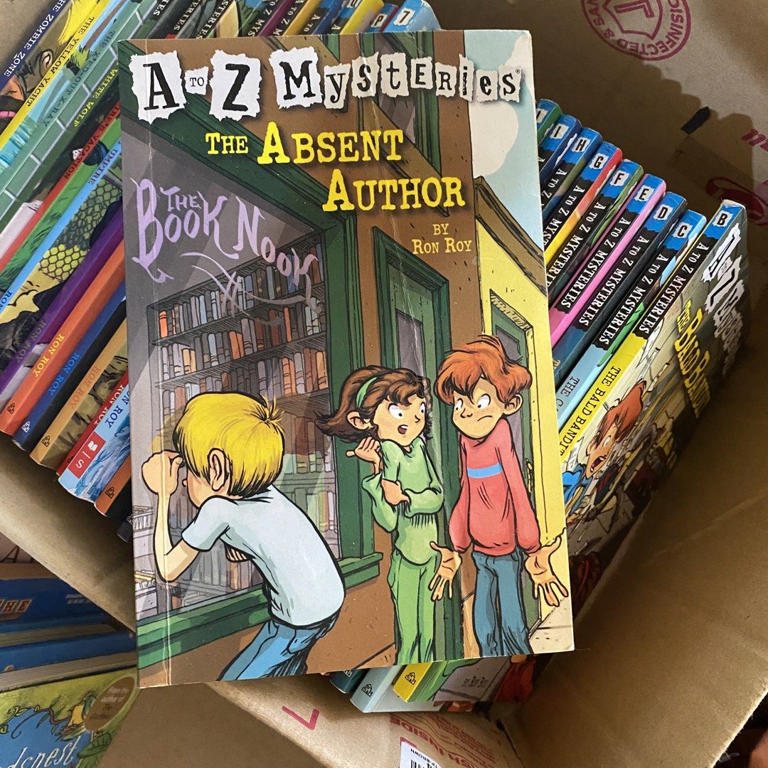 Take-all Bundle A to Z Mysteries by Ron Roy (Category: Children's Books) located in San Pablo. Submitted by sohhxoxo (Listing ID 1464587714, Image 1). Description: Condition: 6/10 Total of 27 books Take-all/Bundle only These are well-loved, please manage expectations.