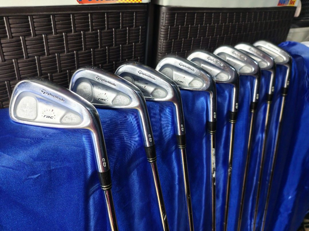 Taylormade and Wilson Golf set (Category: Golf) located in Manila. Submitted by meiyeon2 (Listing ID 1464582825, Image 3). Description: Taylormade Rac cb iron #5-9 PW true temper gold steel shaft R flex Wilson Ultra xdvDriver 10.5 ° Fairway wood 18° utility 22° taylormade my spider putter R flex set right handed set for men.. ready for your Fairway game.