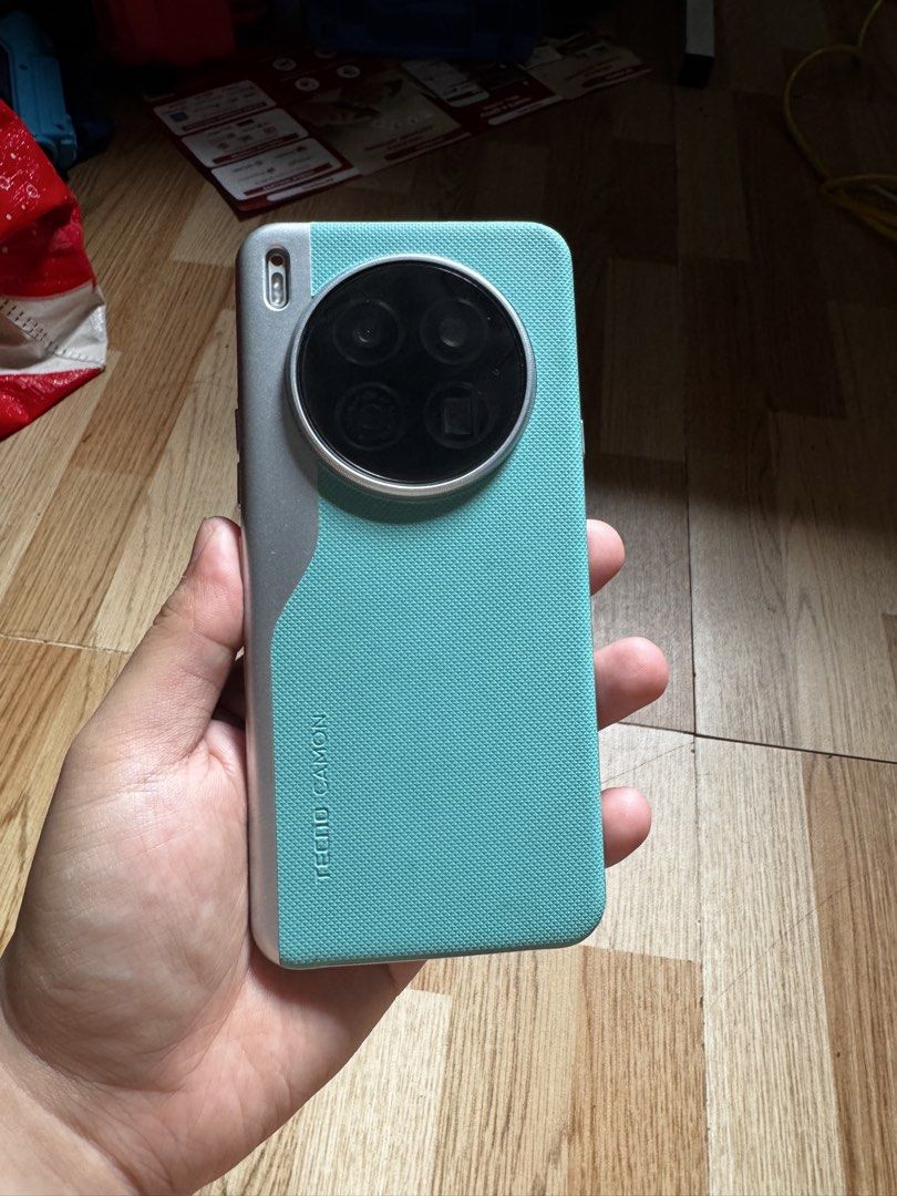 TECNO CAMON 40 Premier 5G 256GB (Category: Android Others) located in Manila. Submitted by reisachie (Listing ID 1464649910, Image 2). Description: Selling my TECNO CAMON 40 Premier 5G. It has 256GB storage and 12GB RAM. The rear camera setup is 50MP OIS+50M OIS+50M. The battery is 5100mAh. It comes with a 70W fast charger and a protective case..