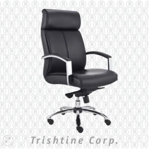 TEX-196 | High Back Executive Office Chair (Category: Office Furniture & Fixtures) located in Caloocan City. Submitted by jimtapitan_trishtinecorp. (Listing ID 1464614671, Image 1). Description: Mid-back PU Leather Chair with Padded metal arm rest Chrome star base, with nylon casters Color: Black PU Leather DISCLAIMER: PRICE IS FOR POSTING PURPOSES ONLY.