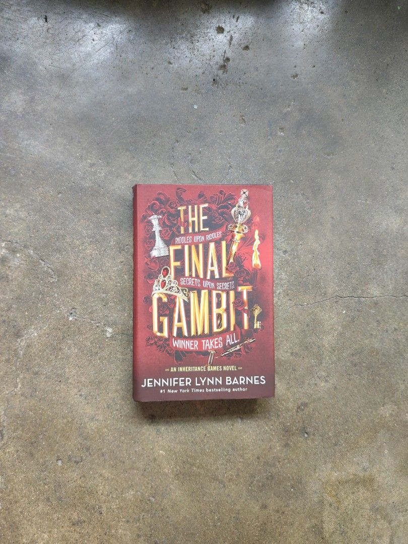 The Final Gambit by Jennifer Lynn Barnes (Hardbound) (Category: Storybooks) located in Pasig City. Submitted by bookukayclub (Listing ID 1464596774, Image 1). Description: Details: ⤷ All books are AUTHENTIC. ⤷ 𝗠𝗢𝗣: GCsh / Mya / Mribnk ⤷ 𝗠𝗢𝗗: SCO / Lmove / J&T ⤷ Shipping fees are shouldered by the buyer. ⤷ ₱5 packing fee ⚲ Pasig City, Metro Manila.