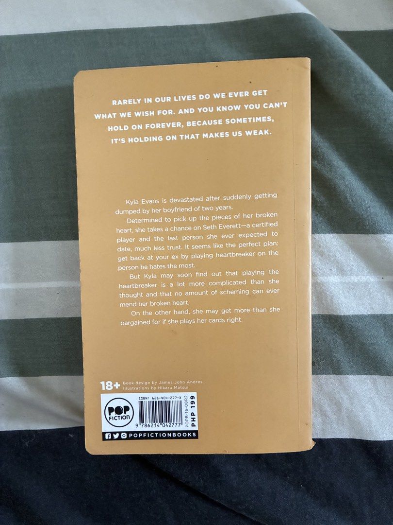 The Heartbroken Heartbreaker by Sammadison (Category: Textbooks) located in Las Pinas. Submitted by secondstorys (Listing ID 1464589547, Image 3). Description: .