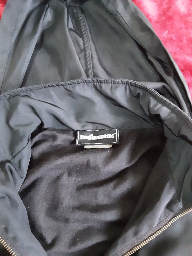 The Hundreds Black Hooded Utility Jacket (Category: Coats, Jackets and Outerwear) located in Iligan City. Submitted by chreystoug34645 (Listing ID 1464589657, Image 2). Description: FOR SALE!!! The Hundreds Utility Jacket (Black) Details: • Four large exterior pockets • One inner pocket (see photos for details) • Size: Large • Dimensions: 22" Width × 29" Length • Color Rate: 8/10 • Condition: Mint Condition Grab it for only ₱900! Shipping fee sha