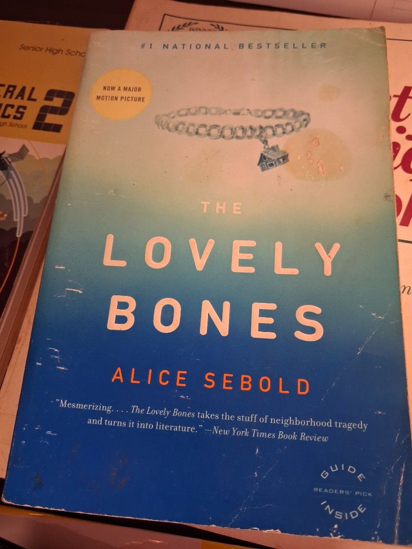 The Lovely Bones by Alice Sebold - Paperback (Category: Storybooks) located in Abucay. Submitted by artsy_bitsy (Listing ID 1464636084, Image 1). Description: - The Lovely Bones by Alice Sebold - Paperback edition - Award-winning novel (American Booksellers Association 'Book of the Year') - #1 National Bestseller - Adapted into a motion picture.