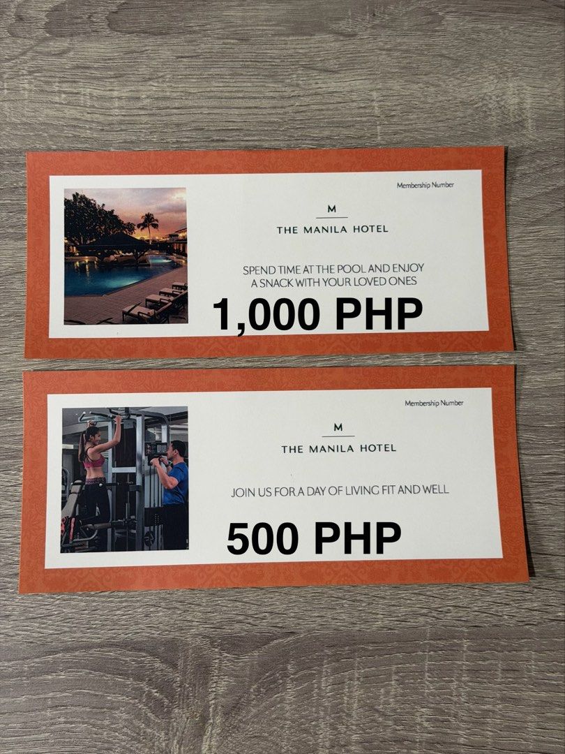 The Manila Hotel - Vouchers (Category: Vouchers) located in Manila. Submitted by matthewtolentino (Listing ID 1464685492, Image 1). Description: Expiration Date: October 31, 2026 .