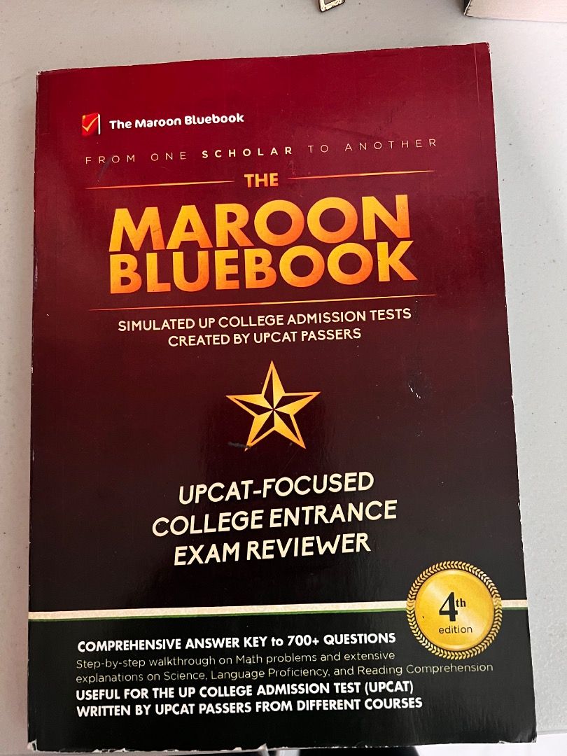 The Maroon Blue Book 4th Edition (Category: Textbooks) located in Consolacion. Submitted by hann_m_m (Listing ID 1464759658, Image 1). Description: .