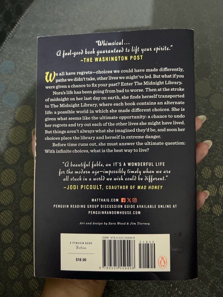 The Midnight Library by Matt Haig (Category: Storybooks) located in Cavite. Submitted by chocolat.meilleure (Listing ID 1464738547, Image 2). Description: .