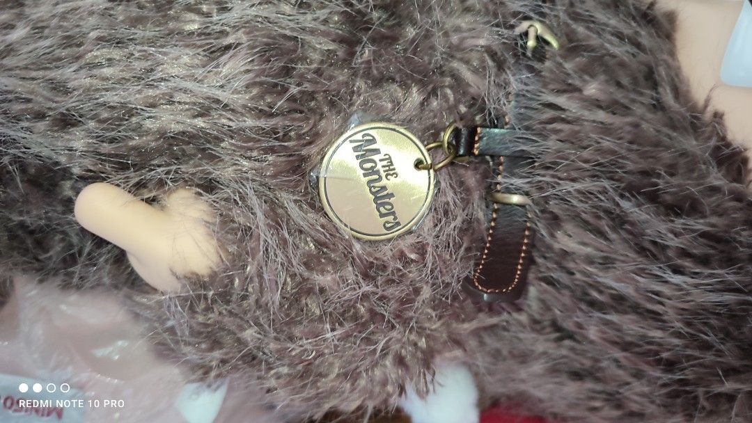 The Monsters Plush Toy - Fluffy Brown Creature (Category: Plushies & Soft Toys) located in Manila. Submitted by vasthawk.51c978 (Listing ID 1464574297, Image 3). Description: Labubu Popmart from HT Box Authentic naman siya mga 17.5 inches Pero if ears to tail 25 inches I FIND YOU Condition: Like New and no flaws price at Popmart Of. store around 7800 to 8500 Selling Price: 6300 With Free Labubu keychain popmart din Shipping: Tiktok, SCO and direc