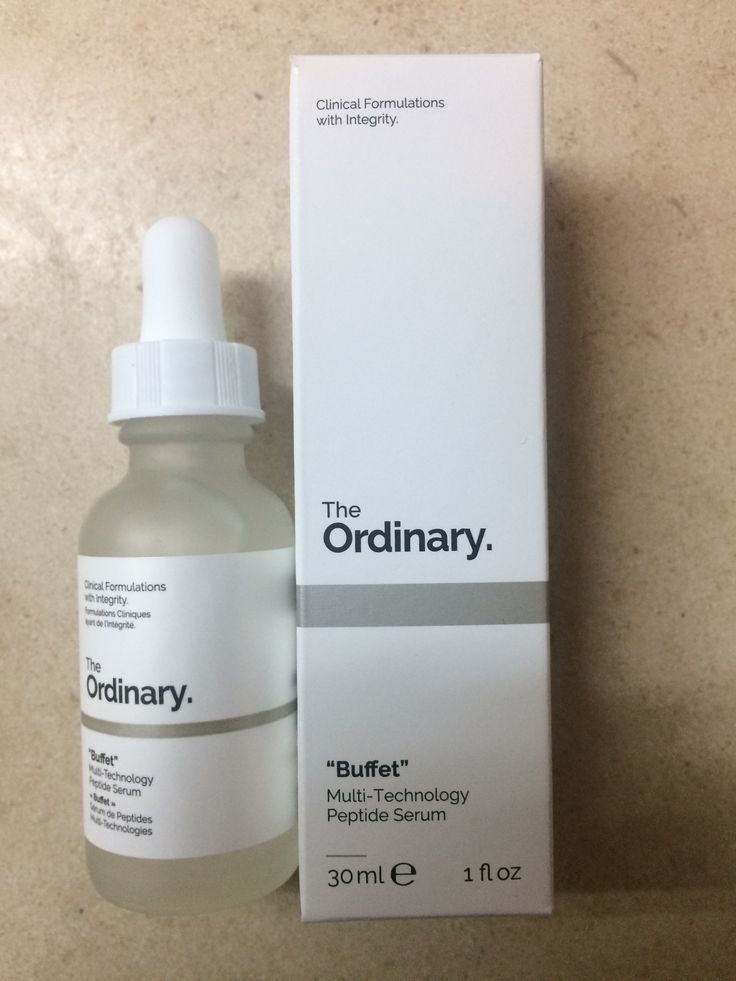 The Ordinary "Buffet" Multi-Technology Peptide Serum 30ml (Category: Face Care) located in Caloocan City. Submitted by goldendeer.a81a9f (Listing ID 1464626981, Image 1). Description: - The Ordinary "Buffet" Serum - Size: 30ml - Features multiple peptide technologies - Promotes healthy, great-looking skin.
