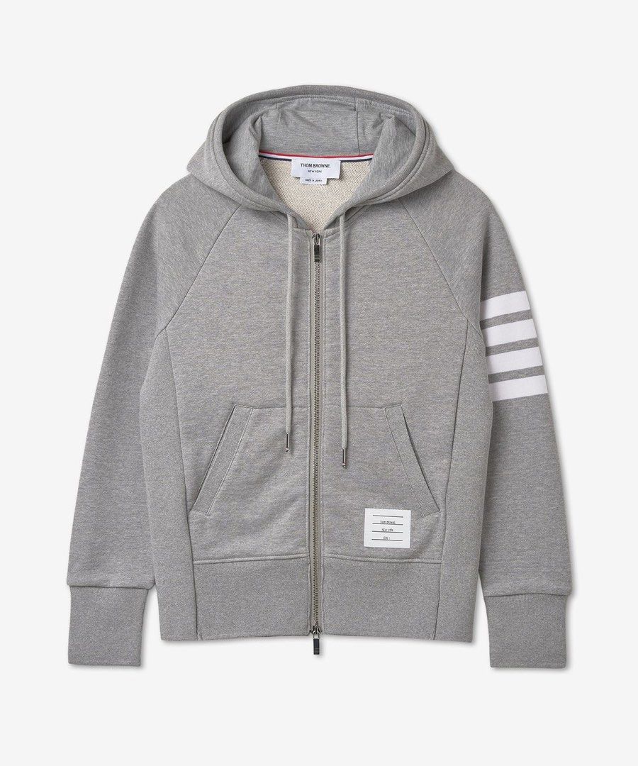 THOM BROWNE ZIP UP HOODIE (Category: Luxury Apparel) located in Manila. Submitted by lianneaori10034 (Listing ID 1464577777, Image 1). Description: .