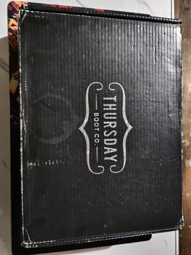 Thursday Boot Canyon Captain Boot (Category: Boots) located in Manila. Submitted by john.john17 (Listing ID 1464598433, Image 3). Description: Thursday Boot Captain - 9.5 Wide = 9,500php - Brand: Thursday Boot Co. - Model: Canyon Captain - Size: 9.5 Wide Fit - Color: Dark Brown - Material: Leather - Style: Lace-up with Cap Toe - Condition: Used - Includes: Original box Orginal Price: 12,900 + (customs and other fees, around 3k din atah) 15-16k to
