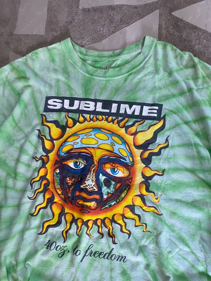 Tie-dye sublime band tshirt (Category: Activewear) located in Borongan. Submitted by thrift-real2.0 (Listing ID 1464579881, Image 2). Description: tie-dye sublime band tshirt excellent condition 25x28 color rate:9.5/10 no issue 399 plus sf.