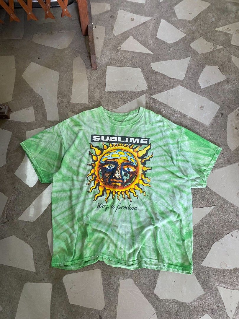 Tie-dye sublime band tshirt (Category: Activewear) located in Borongan. Submitted by thrift-real2.0 (Listing ID 1464579881, Image 1). Description: tie-dye sublime band tshirt excellent condition 25x28 color rate:9.5/10 no issue 399 plus sf.