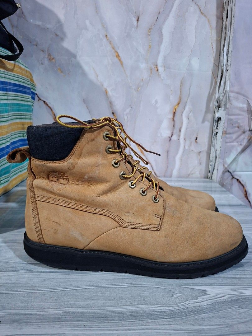 TIMBERLAND LEATHER BOOTS SIZE 12 MEN (Category: Boots) located in General Mariano Alvarez. Submitted by adonid (Listing ID 1464646096, Image 1). Description: GOOD CONDITION ORIGINAL TIMBERLAND LEATHER BOOTS NORMAL SIGN OF USAGE ONLY.