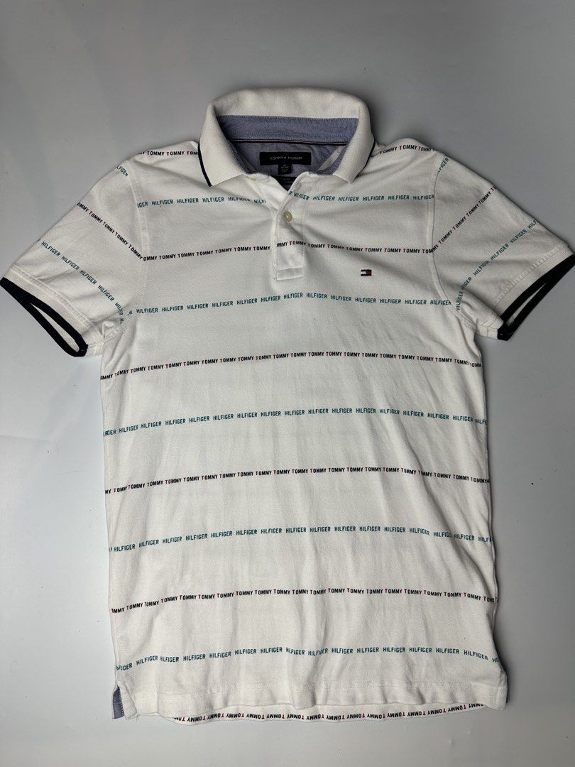 Tommy hilfiger (Category: Formal Shirts) located in Orani. Submitted by ajgav69 (Listing ID 1464615158, Image 1). Description: Tommy hilfiger Aop polo shirts Actual dimes 18width 26.5 length No issue .