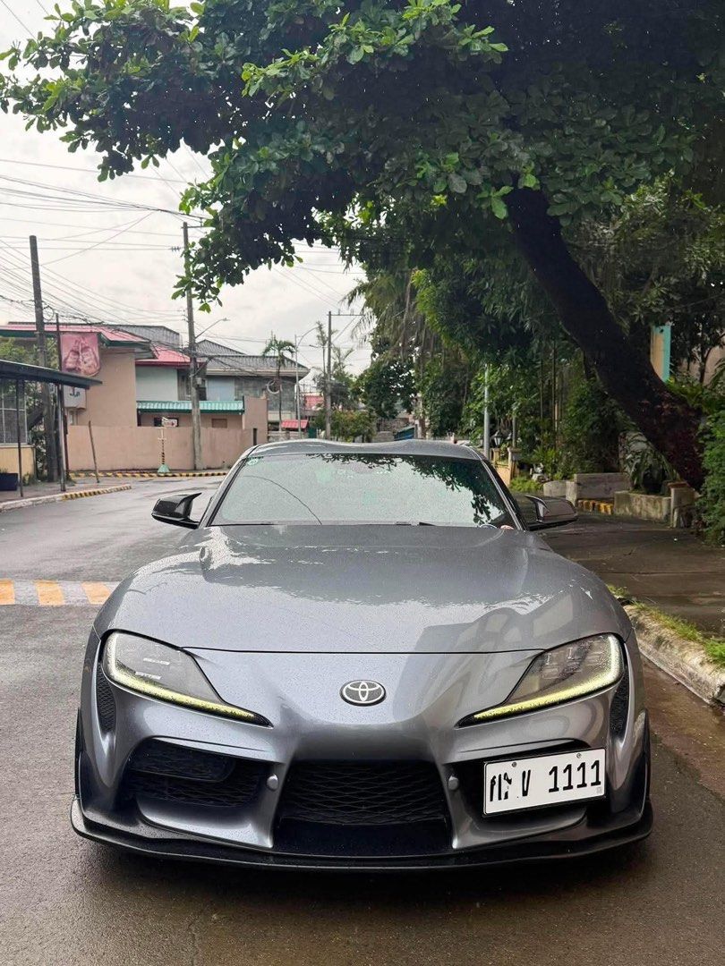 Toyota GR Supra Auto (Category: Used Cars) located in Manila. Submitted by quality_cars (Listing ID 1464682401, Image 1). Description: 2019 Toyota GR Supra 13K Original Milage Special Plate: *** 1111 Well Maintained New PMS Registered 2027 Max Orido Full Kit FI Catback Exhaust Boostlogic Catless Downpipe CTS Turbo Charge Pipe HKS Carbon Fiber Intake Carbon Fiber Side Mirrors Carbon Fiber Wind Deflector Tow Hook Plate Mount BC Forged HCS02S 2pc Ch
