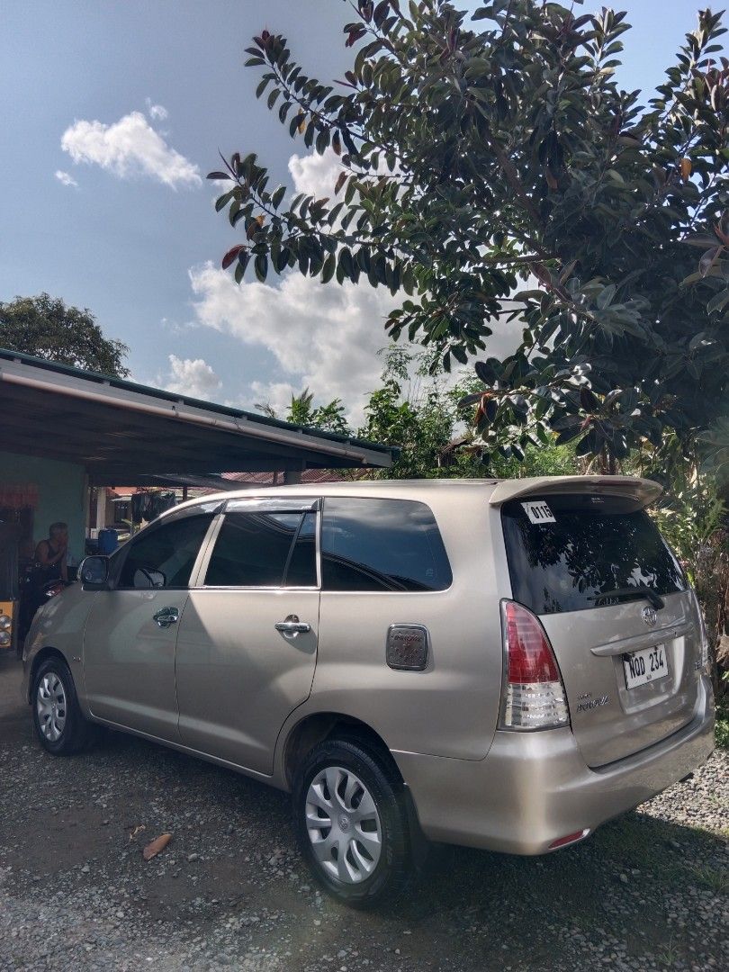 Toyota Innova (Category: Used Cars) located in Silang. Submitted by gentle.epic.lawrencebatino (Listing ID 1464570457, Image 2). Description: 📌 FOR SALE 📌 TOYOTA INNOVA E VARIANT 📌 DIESEL ENGINE ( NO ISSUE ) 📌 MANUAL TRANSMISSION 📌 2011 YEAR MODEL 📌 NEWLY REGISTERED TILL 2027 📌 ALL POWER WORKINGS 📌 COLD ICE AIRCON 📌 FIRST OWNER ( YUNG TITO KO ) 📌 FRESH AND INTACT INTERIOR 📌 ORIGINAL PAINT STILL PRESENTABLE ( SARDINAS BODY ) 📌 NO ISSUE