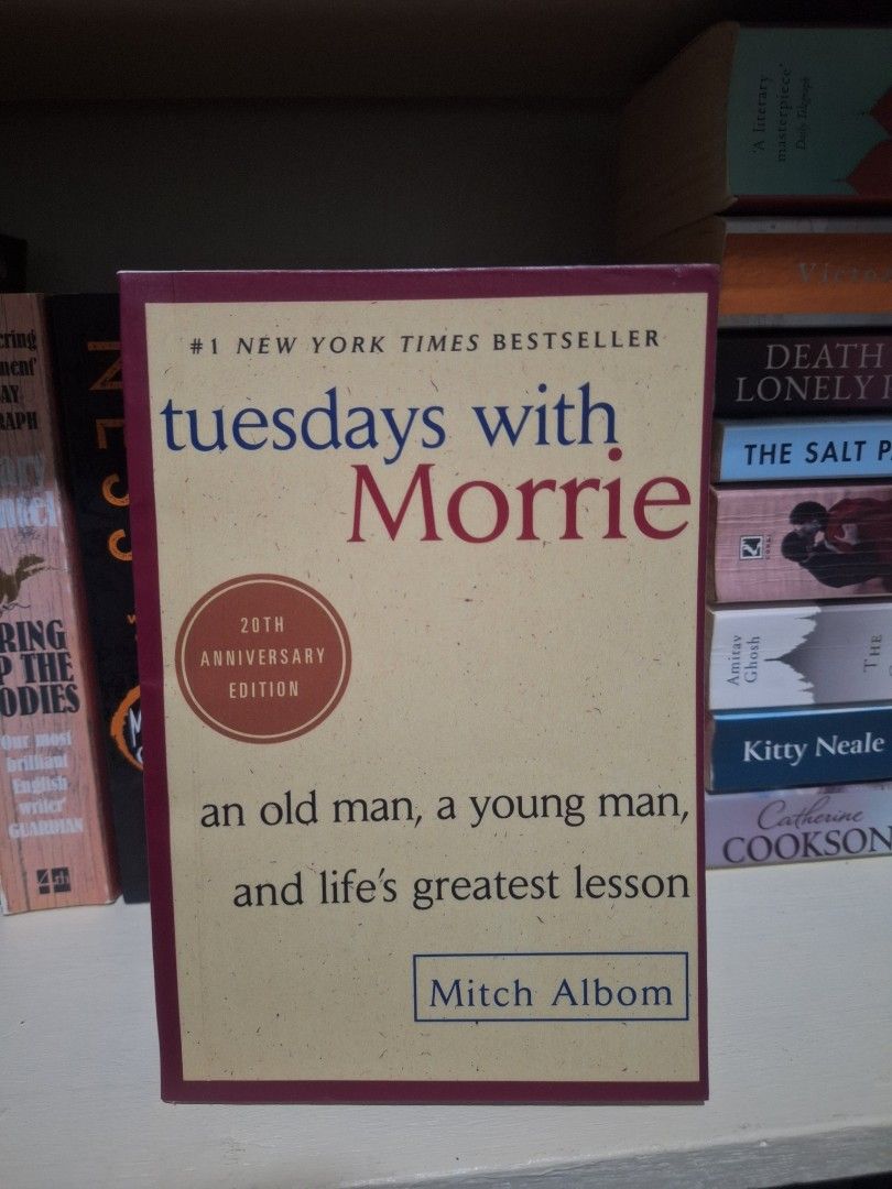 Tuesdays with Morrie by Mitch Albom (Category: Storybooks) located in La Trinidad. Submitted by november001 (Listing ID 1464659978, Image 1). Description: REPRINT -Please be informed that this copy is not an original edition (published) but a REPRINT.
