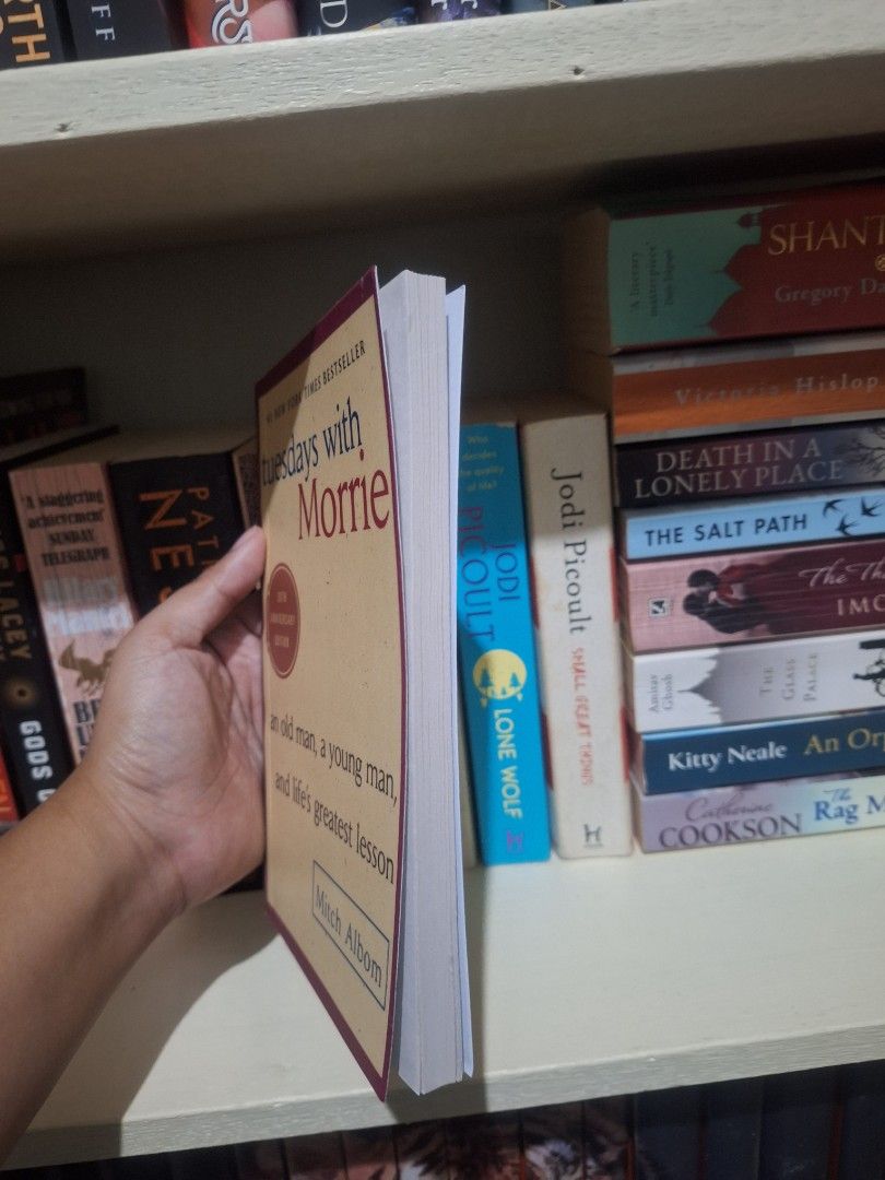 Tuesdays with Morrie by Mitch Albom (Category: Storybooks) located in La Trinidad. Submitted by november001 (Listing ID 1464659978, Image 3). Description: REPRINT -Please be informed that this copy is not an original edition (published) but a REPRINT.