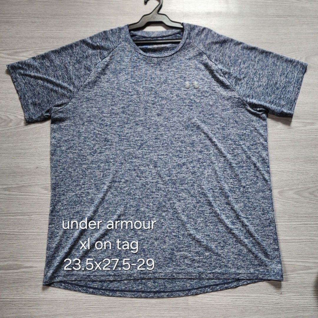 under armour drifit shirt (Category: Activewear) located in Amadeo. Submitted by josephotep (Listing ID 1464638003, Image 2). Description: under armour drifit XL on tag 23.5x27.5-29 as new no issue 400 plus sf loc cavite pm📥.