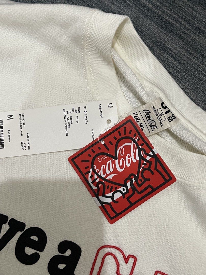 Uniqlo Coca-Cola Sweatshirt brand new with tag (Category: Coats, Jackets and Outerwear) located in Marikina City. Submitted by caseydreyes (Listing ID 1464598243, Image 3). Description: - with tags - brand new/never been used - rfs: impulse buy.