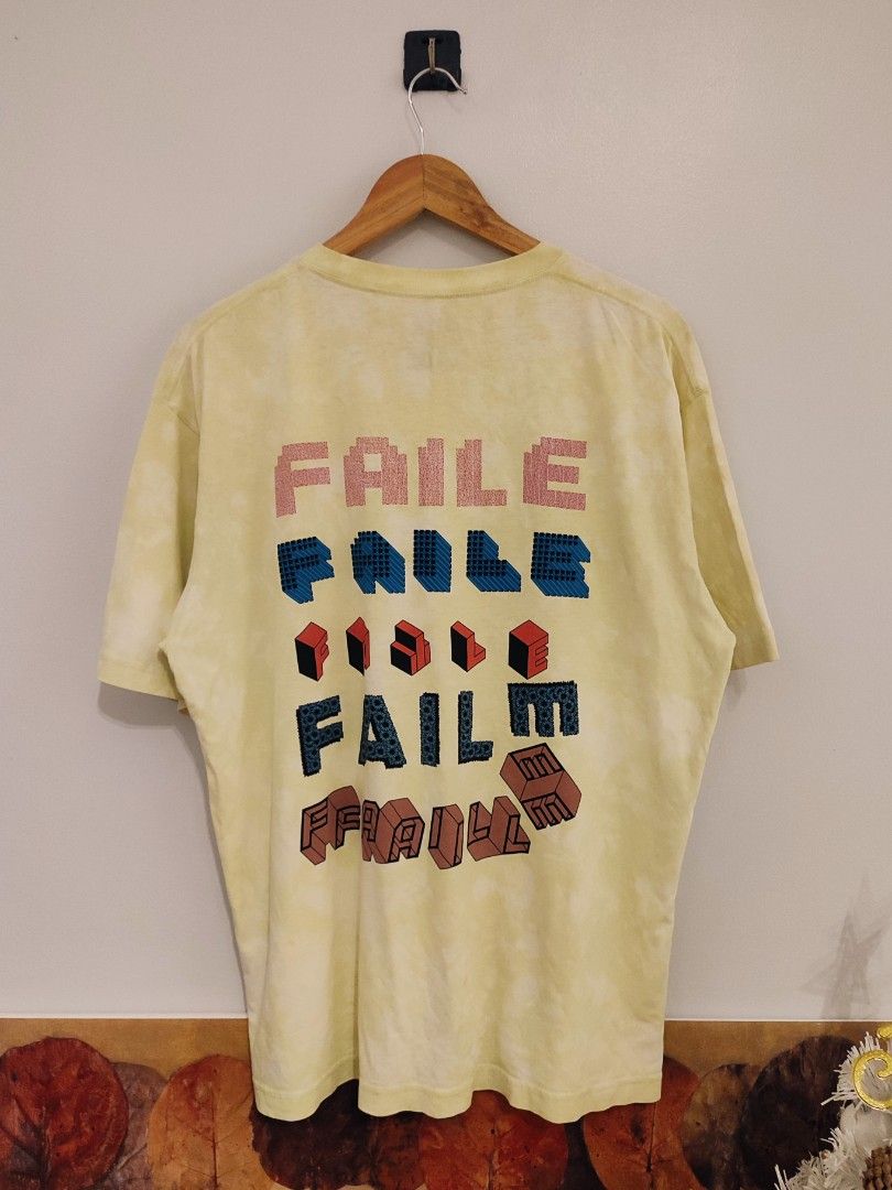 Uniqlo Faile Tie Dye Shirt (Category: Tshirts & Polo Shirts ) located in Ibajay. Submitted by trendholicrepublique (Listing ID 1464705474, Image 1). Description: Uniqlo Faile Tie Dye Shirt 129 Php Color Rate 9/10 (yellow green) Large On Tag (23 x 28) Very Good to Excellent Condition (need wash).