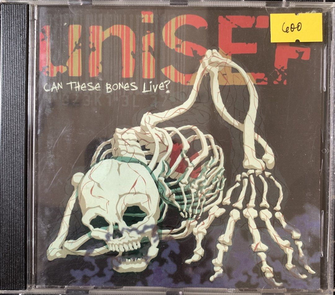 UNISEF - Can These Bones Live? Punk Rock CD (Category: CDs & DVDs) located in Taguig. Submitted by ahnjr (Listing ID 1464624352, Image 1). Description: - UNICEF CD titled 'Can These Bones Live?' - Features 14 tracks including 'Bones', 'Whats That', and 'Give Your All' - Released by Simpul Records - Great punk rock album.