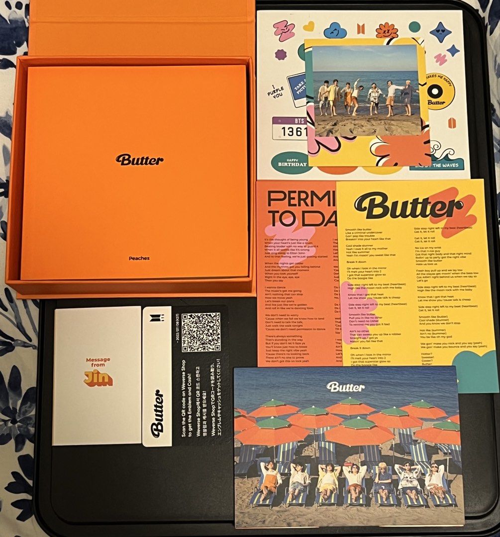 Unsealed BTS Butter Album (Category: CDs & DVDs) located in Taguig. Submitted by froyocean (Listing ID 1464714121, Image 2). Description: .