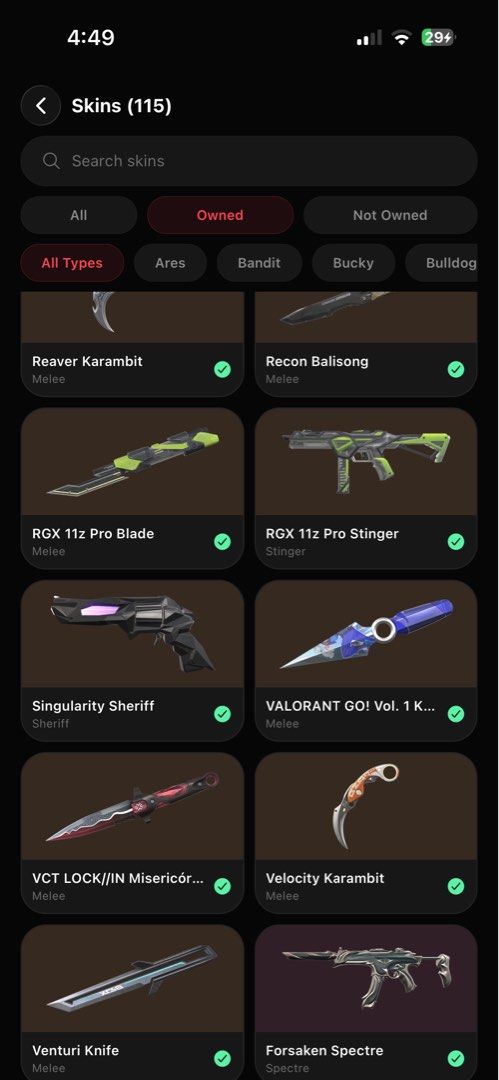 Valorant Account (Category: In-Game Products) located in Daet. Submitted by rccurated._ (Listing ID 1464747419, Image 2). Description: Peak: Ascendant Total Spent: 28500 No WTR & Receipts Can give info.