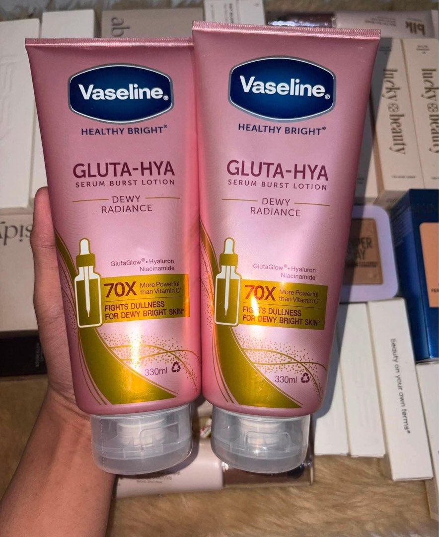 Vaseline Gluta-Hya Serum Burst Lotion (Pink) 330ML (Category: Body Care) located in San Mateo. Submitted by chrstian1 (Listing ID 1464699390, Image 1). Description: .