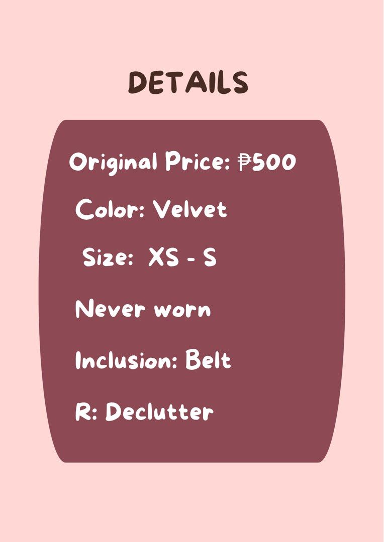 Velvet Trench Coat (Category: Coats, Jackets and Outerwear) located in Manila. Submitted by blairwinter (Listing ID 1464603474, Image 2). Description: .