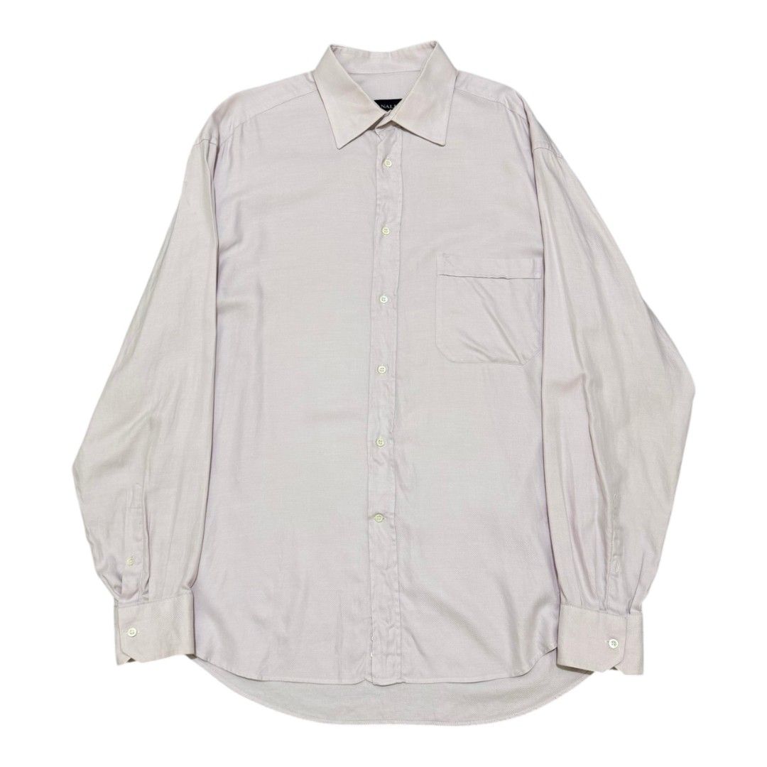 VINTAGE CANALI BUTTON UP LONGSLEEVES SHIRT (Category: Formal Shirts) located in Dinalupihan. Submitted by aizzeestuffs (Listing ID 1464681809, Image 1). Description: Length:31" Width:24" Shoulder:21" Sleeves:25.5" Color may vary due to lighting. Pm for more Details. Old Money Luxury Designer..