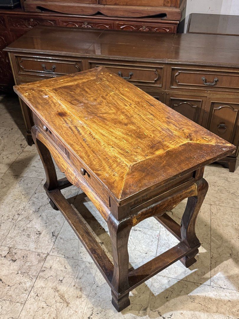 Vintage Ilocos Altar Console Table (Category: Other Home Furniture) located in Manila. Submitted by sinaunang_gamit (Listing ID 1464596154, Image 3). Description: Vintage Ilocos Altar Console Table Made of Solid Wood Length: 39 inches Height: 33 inches Width: 21 inches Sturdy and ready to use ₱12k.