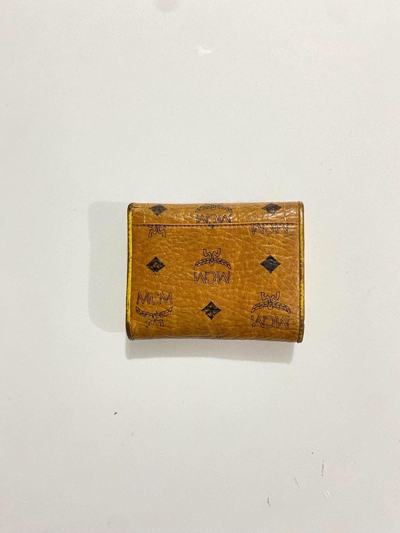 Vintage McM wallet (Category: Wallets & Card holders) located in Cebu City. Submitted by gummybearsworld (Listing ID 1464732111, Image 2). Description: Has some flaws see photos .