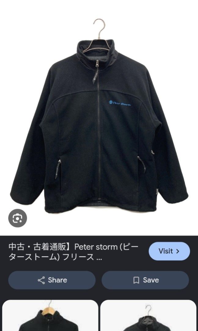 Vintage Peter Storm Fleece Full-Zip Jacket (Category: Coats, Jackets and Outerwear) located in Maramag. Submitted by kennethrab93665 (Listing ID 1464646787, Image 2). Description: Vintage Peter Storm Fleece Full-zip Jacket width 22 length 28 sleeve 20.5 shoulder 22 9.8 or 10/10 color rate excellent condition need minor cleaning (lint roller) 📩.