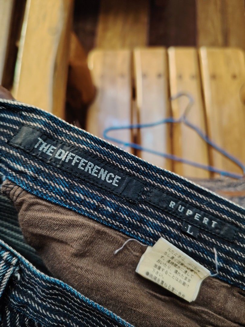 Vintage The Difference Rupert Patchwork Hickory Jeans (Category: Jeans) located in San Jose. Submitted by mickogapas67563 (Listing ID 1464627348, Image 3). Description: Vintage The Difference Rupert Patchwork Hickory Jeans.