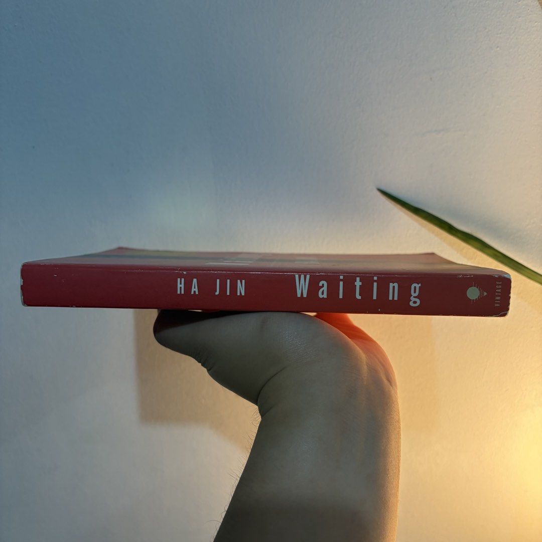 Waiting by Ha Jin (Category: Storybooks) located in Manila. Submitted by ajdeclutter (Listing ID 1464675666, Image 2). Description: - Novel by Ha Jin - Winner of the National Book Award and PEN/Faulkner Award - A New York Times Notable Book - Story follows Lin Kong's return to his village - Explores complex relationships, love, tradition, and change.