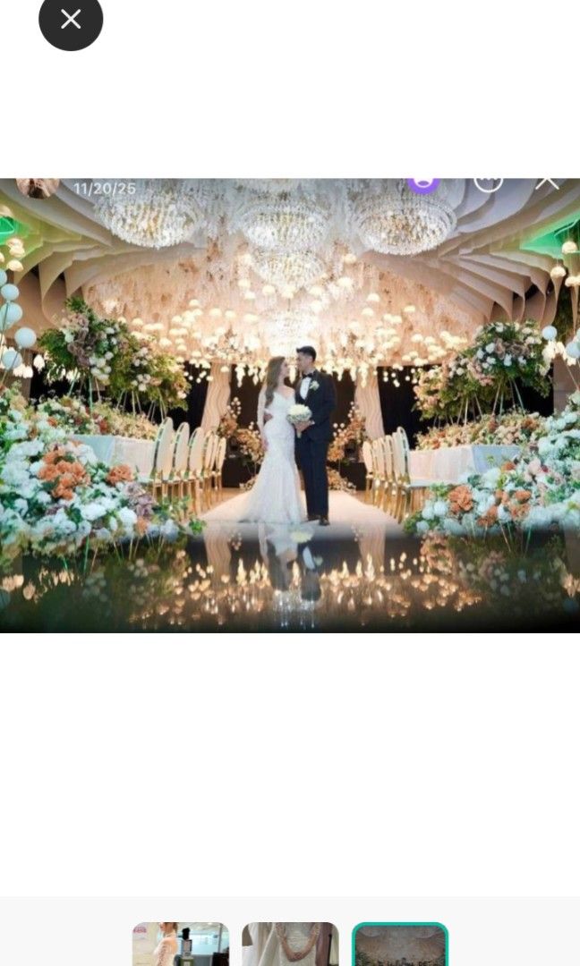 Wedding gown (Category: Evening dresses & gowns) located in Quezon City. Submitted by Mayas_Warehouse (Listing ID 1464586840, Image 3). Description: For rent only security deposit of 6000 once the item is back you will get the security deposit This is Mia Suarez Gown vitals: 34-25-37 used only once as a reception gown.