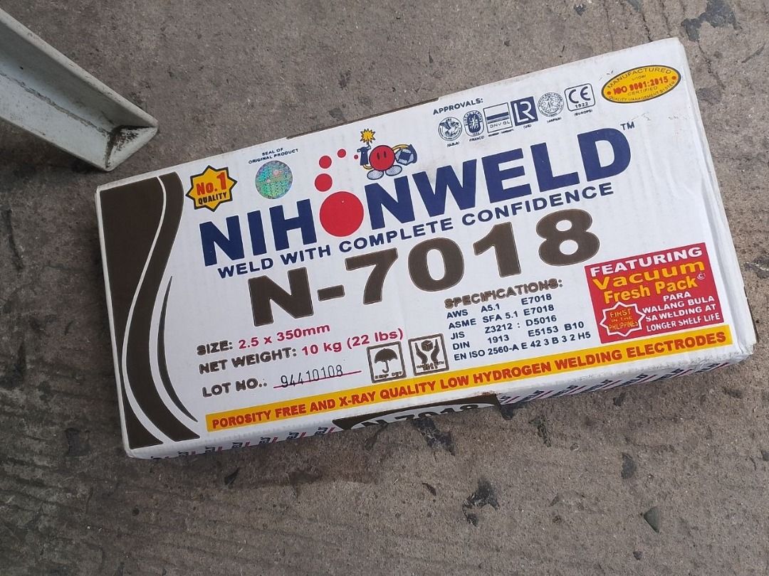 Welding rod 7018 2.5mm (Category: Everything Else Others) located in Manila. Submitted by joeyroque09 (Listing ID 1464602533, Image 3). Description: Welding rod 7018 2.5mm.
