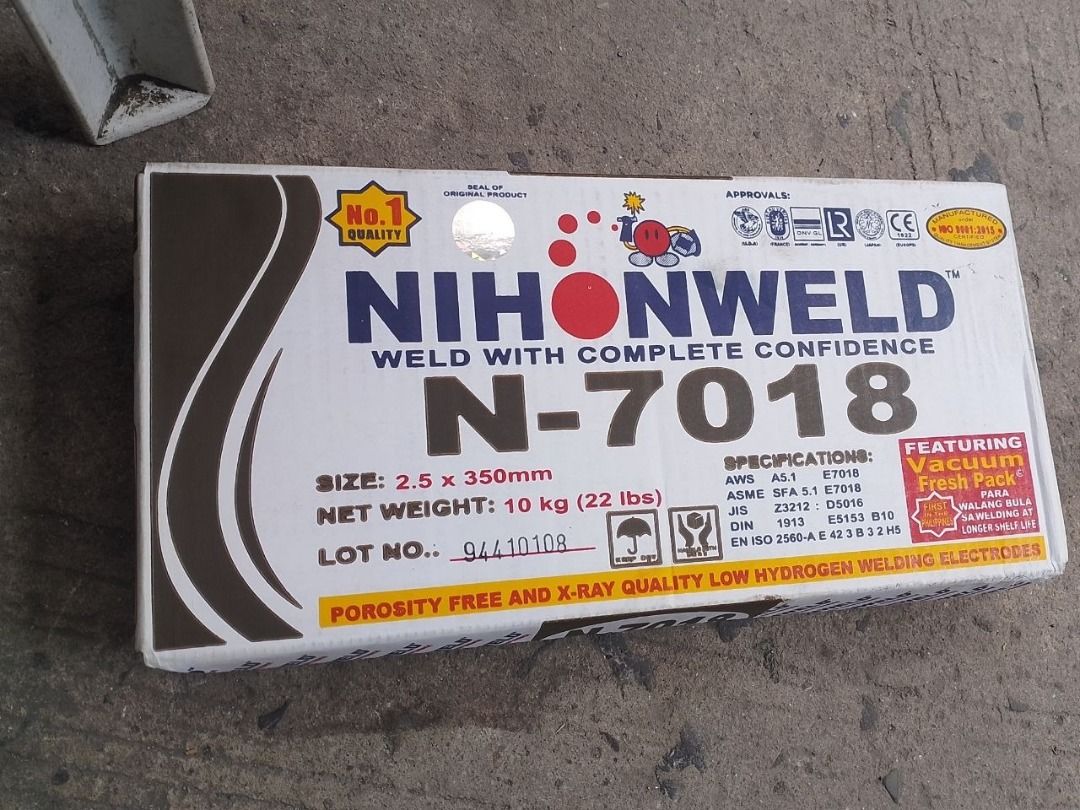 Welding rod 7018 2.5mm (Category: Everything Else Others) located in Manila. Submitted by joeyroque09 (Listing ID 1464602533, Image 1). Description: Welding rod 7018 2.5mm.