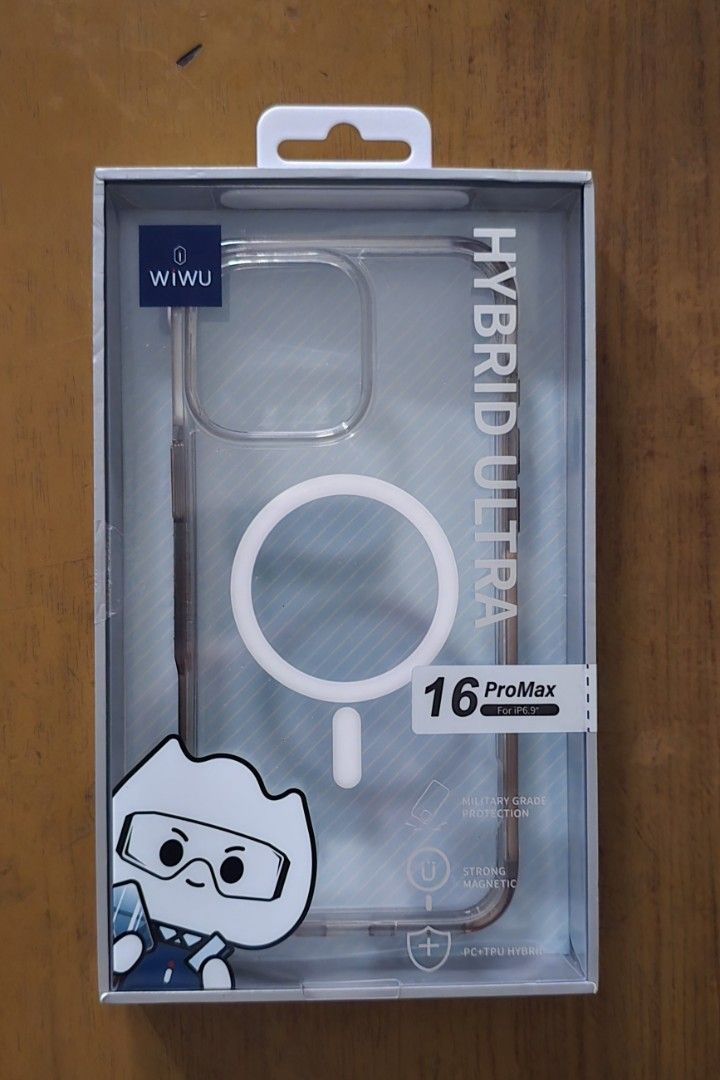 Wiwu Ultra Hybrid Case for iPhone 16 Pro Max (Category: Cases & Sleeves) located in Quezon City. Submitted by zenstar_6fc3ef (Listing ID 1464602938, Image 1). Description: *** NO WARRANTY *** *** NO RETURN/NO REFUND *** Payment via Gcash only Delivery via lalamove or grab to be booked and shouldered by the buyer. Metro Manila area only. No swapping, please. Thanks.