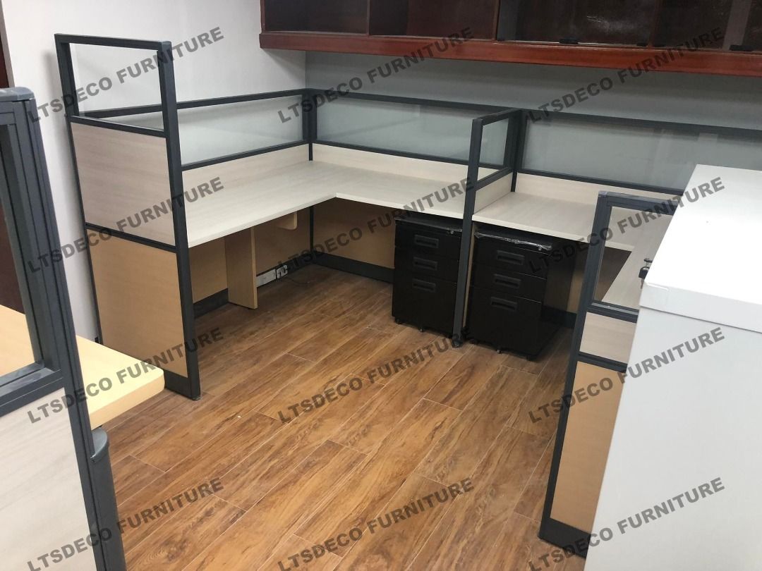 workstation tables modular customized office partitions (Category: Office Furniture & Fixtures) located in Caloocan City. Submitted by cheska.ltsdeco (Listing ID 1464591148, Image 2). Description: 👉Are you looking for WORKSTATION, MODULAR CUBICLES OFFICE PARTITION, and OFFICE FURNITURE SUPPLIER? LTSDECO Furniture, is direct supplier, manufacturer, and trusted provider of high quality, affordable and durable modular office divider partition, home