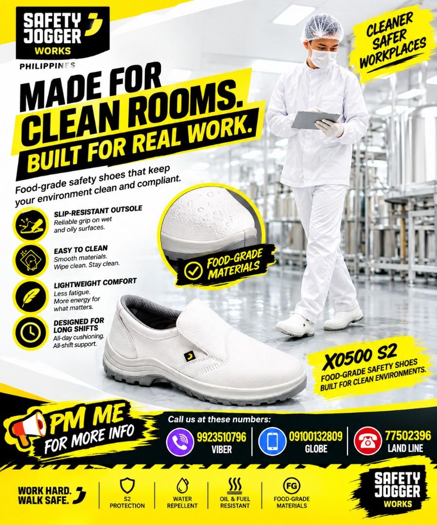 X0500 S2 SAFETY SHOES (Category: Looking For) located in Caloocan City. Submitted by trzl_liza14 (Listing ID 1464580913, Image 1). Description: ✅ Guaranteed lowest price ✅ Quality products ✅ Big discount for bulk orders ✅ 100% LEGIT TRUSTED SUPPLIER! ✅ With Complete Legal Documents ✅ BIR Registered We Supply All Kinds Of PPE Supplies, Raincoat, Hard Hat, Cooler Box, Plastic Trash Bin, Road Barriers, Kayak Boats, Crystal Kayak, Traffic Cone, T-Bol