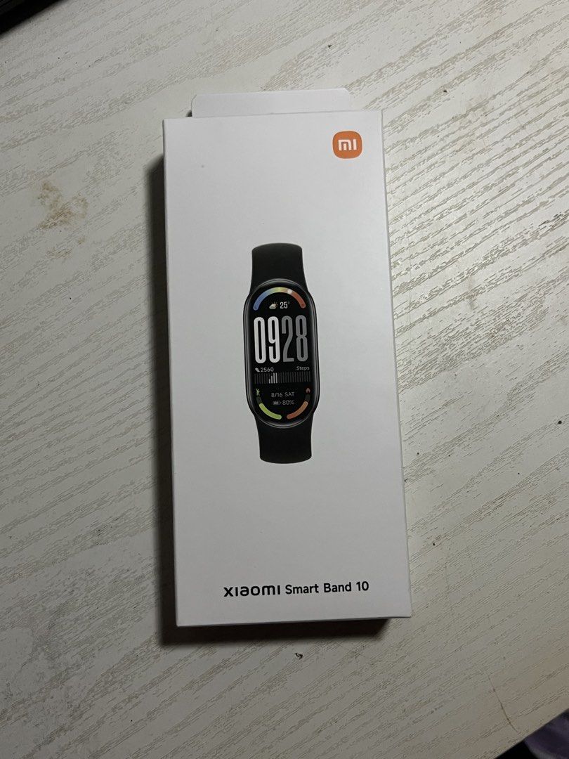 Xiaomi Smart Band 10 (Category: Wearables & Smart Watches) located in Santa Rosa. Submitted by sarys_saristore (Listing ID 1464722882, Image 1). Description: Xiaomi Smart Band 10 (BRAND NEW SEALED).