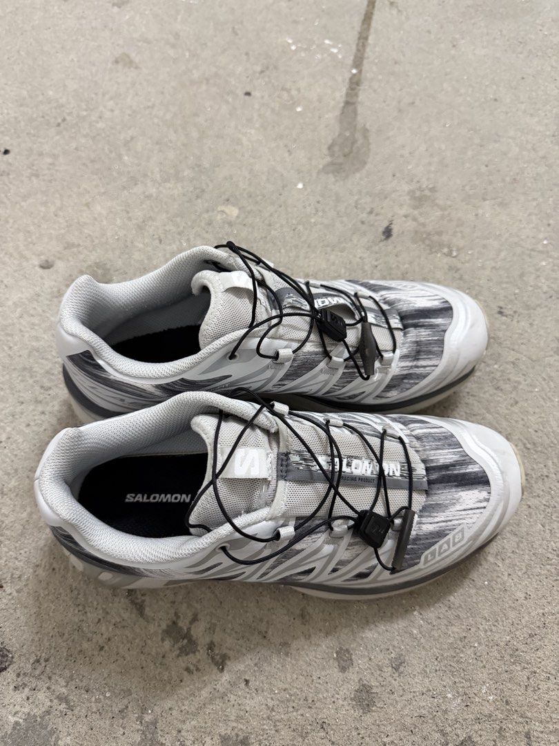 XT-6 Camo Gray Violet / Castlerock / FTW Silver (Category: Sneakers) located in Cainta. Submitted by goodsfroma (Listing ID 1464723375, Image 3). Description: Size: US Men's 7 / US Women's 8 Condition: Clean uppers, minor dirt on soles from light wear (can pass as new when cleaned) SRP: Php 12,990 RFS: Size too big / want a new colorway.