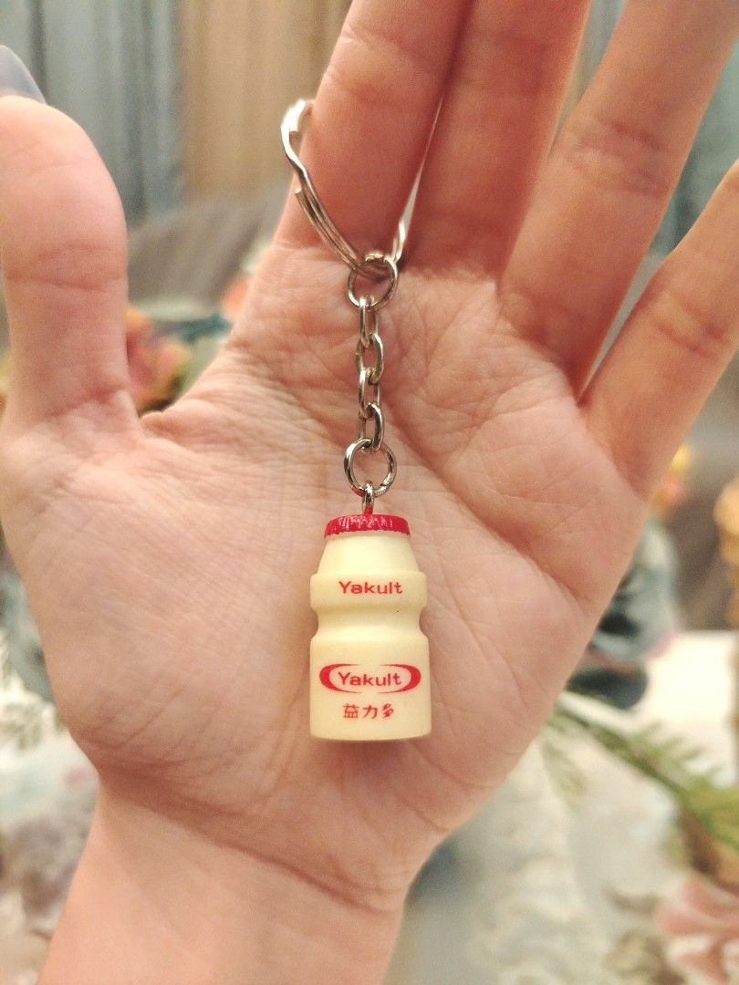 Yakult Bottle Keychain Charm (Category: Character Goods) located in San Fernando. Submitted by jpmarketplace2023 (Listing ID 1464681261, Image 1). Description: 💚 All items are authentic from Japan. 💛 MOP: GCash (❌️ GCash Protect) 🩵 MOD: LBC only (❌️ S. Checkout, COD, COP) 💙 Meet-up: Vista Mall, San Fernando, Pampanga 💜 All items are on-hand. 🧡 First to pay gets the item first. ❤️ Breakable items are packed with care and caution. Seller will